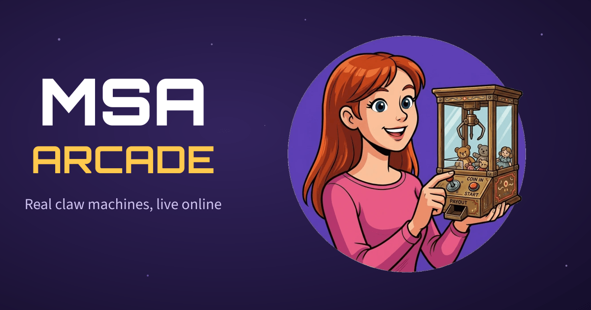 Virtual Machine Move MSA Arcade - Online Claw Machine Games